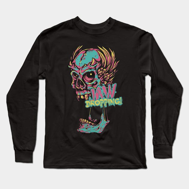 Jaw Dropping Long Sleeve T-Shirt by asokabudaya